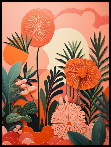 Plakat 60x80cm Koralowy Ogród zdjęcie 2