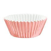 Papilotki do babeczek rose gold metalizowane 100 szt.