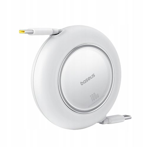 Kabel Przewód Baseus Free2Pull USB-C do USB-C 100W 2m Biały na Arena.pl