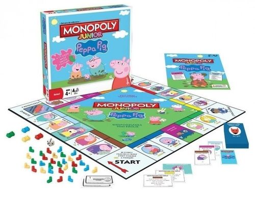 MONOPOLY JUNIOR ŚWINKA PEPPA na Arena.pl