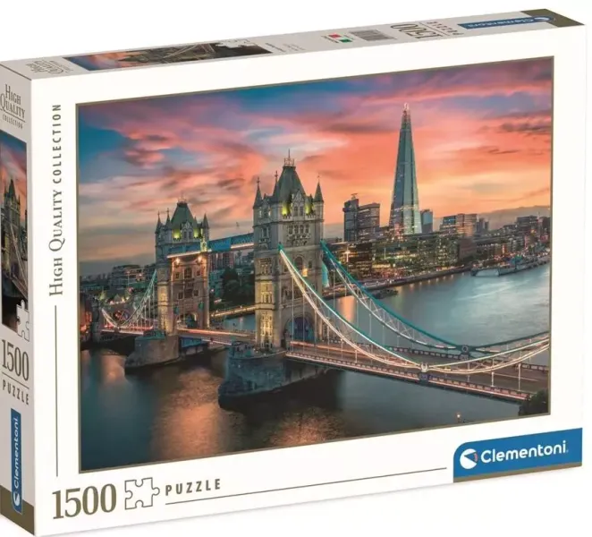Puzzle 1500 elementów. High Quality Collection. Zmierzch Londynu zdjęcie 1