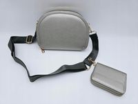 COO & COO Fashion - torebka listonoszka z portfelikiem srebrny GZ2035