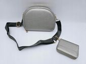 COO & COO Fashion - torebka listonoszka z portfelikiem srebrny GZ2035