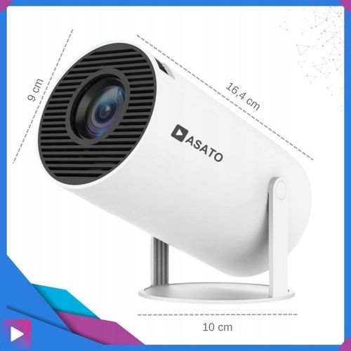 Projektor Rzutnik Android TV WiFi SMART Bluetooth 5.0 HD 4K Ekran 150 na Arena.pl