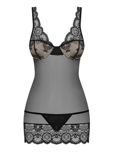 Odważna Koszulka i Stringi - Obsessive 853-CHE-1 S/M na Arena.pl