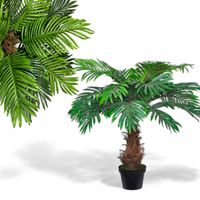 Sztuczna Palma Sagowiec 80 cm w Doniczce – Drzewko Dekoracyjne Roślina Ozdo