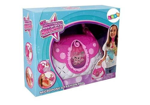 Przenośne Karaoke w Torebce Różowe Mikrofon USB na Arena.pl