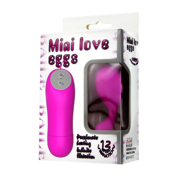 Baile- Mini Love Eggs, 12 Vibration Functions zdjęcie 7