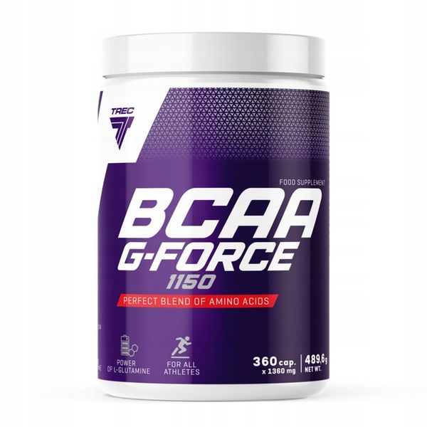 SILNE AMINOKWASY!! BCAA G-FORCE 360 kaps. Trec!! zdjęcie 1