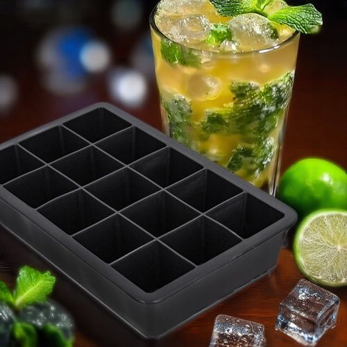 6x Foremki do lodu silikonowe forma do 15 kostek lodu z pokrywką na Arena.pl