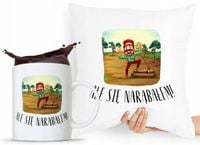 Zestaw Poduszka + Kubek Dla Drwala Prezent Z Nadrukiem Ze Zdjęciem