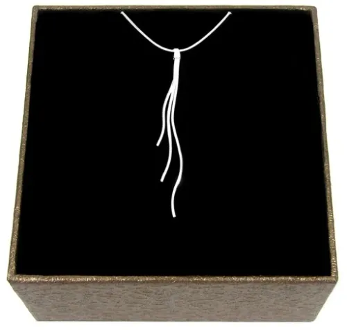 NASZYJNIK SREBRNY ŁAŃCUSZEK WISIOR LINKA ŻMIJKA SREBRO 925 DIAMENTOWANY 50c na Arena.pl