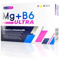 Puwer Mg+B6 Ultra Magnez Witamina B6 60 tabletek