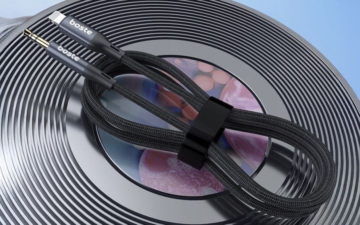 BOSTE KABEL ADAPTER PRZEJŚCIÓWKA AUDIO LIGHTNING DO IPHONE MINI-JACK zdjęcie 13