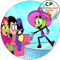 Opłatek na tort Młodzi Tytani