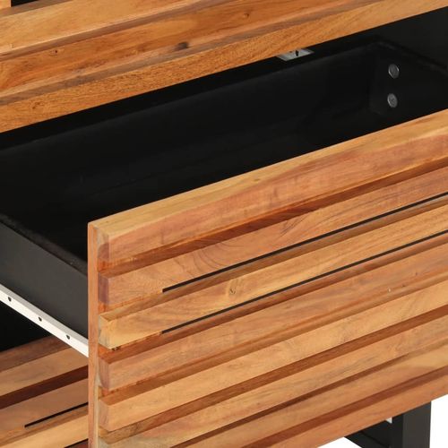 Szafka, 60x34x75 cm, lite drewno akacjowe na Arena.pl