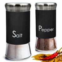 SOLNICZKA I PIEPRZNICZKA ZESTAW 2x150ml POJEMNIK NA SÓL PIEPRZ KOMPLET