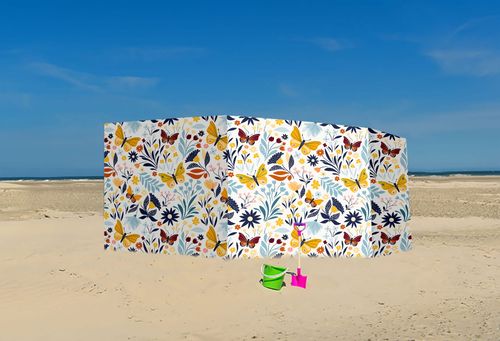 PARAWAN PLAŻOWY Motyle z indywidualnym napisem 8 PANELI 56.8 na Arena.pl