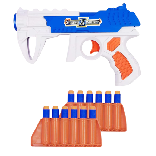 Gra Strzelecka Zestaw Tarcza z Unoszącymi Się Piłeczkami Pistolet Pociski na Arena.pl