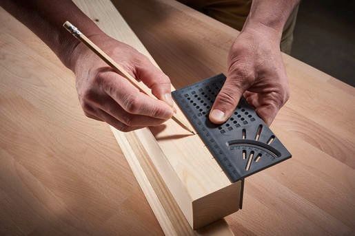 WOLFCRAFT 5208000 KĄTOWNIK STOLARSKI JAPOŃSKI 3D zdjęcie 5