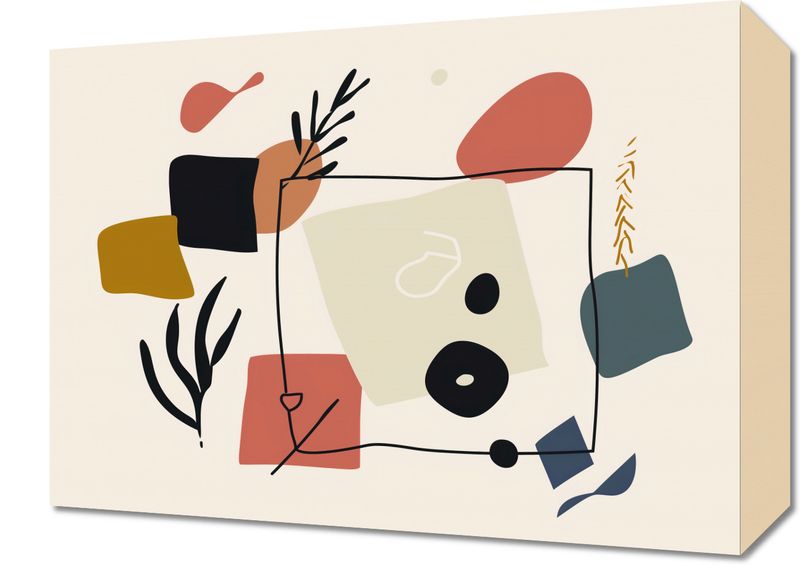 Obraz 40x30cm Abstrakcyjny Dialog zdjęcie 1