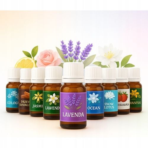 Dyfuzor Zapachowy LED Kominek 250ml + 12 Olejków | Nawilżacz Powietrza na Arena.pl