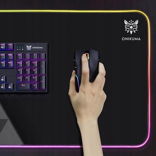 ONIKUMA MP006 GAMINGOWA PODKŁADKA POD MYSZ MYSZKĘ PODŚWIETLANA RGB 80x30 CM na Arena.pl