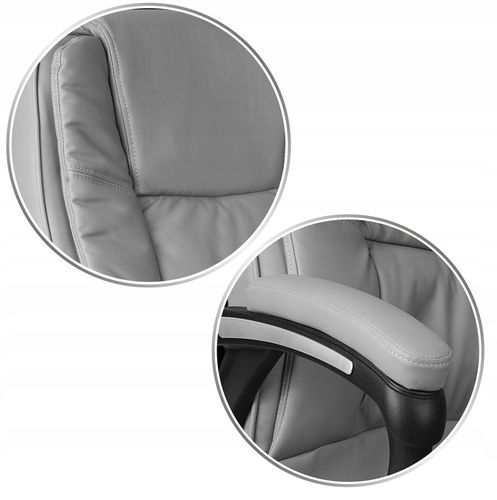 FOTEL BIUROWY KRZESŁO BIUROWE OBROTOWE CHROM na Arena.pl