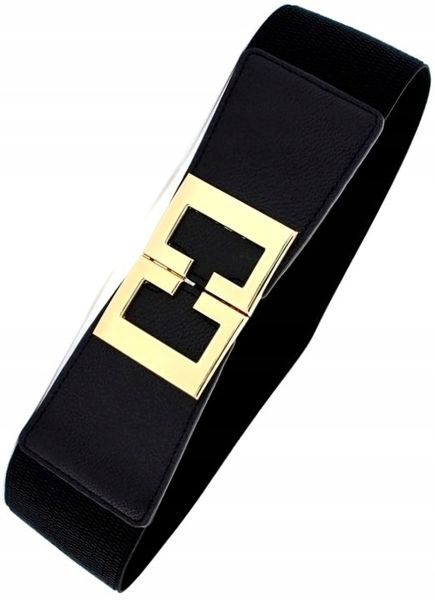 Szeroki Pasek Damski Do Sukienki Elastyczny Modny zdjęcie 1