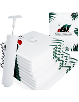 Worki próżniowe na ubrania 10 sztuk + Pompka