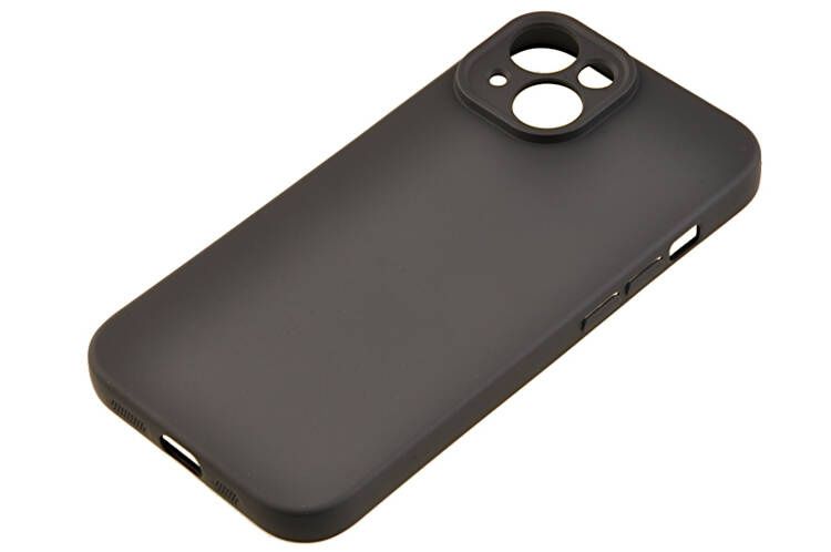Etui silikonowe Tint do Apple iPhone 15 czarny zdjęcie 1