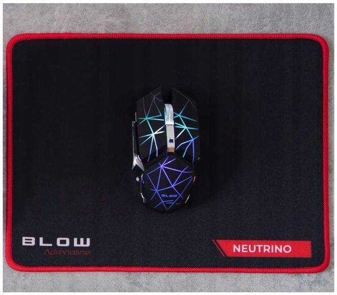 MYSZKA GAMINGOWA DLA GRACZY BEZPRZEWODOWA MYSZ OPTYCZNA LED RGB + PODKŁADKA zdjęcie 14