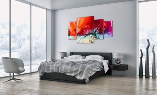 Obraz Na Płótnie - Kompozycja Dynamika - 160X90 Cm - Dl160X90-4036 na Arena.pl