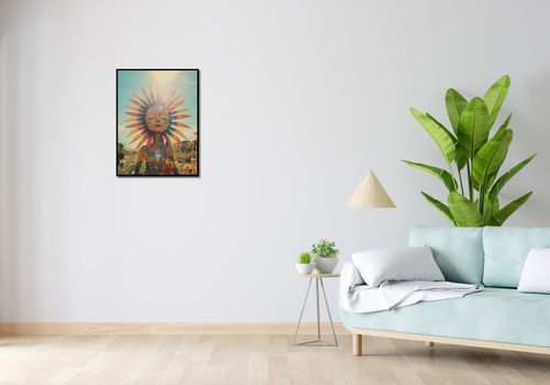 Plakat 50x65cm Słoneczna Medytacja na Arena.pl