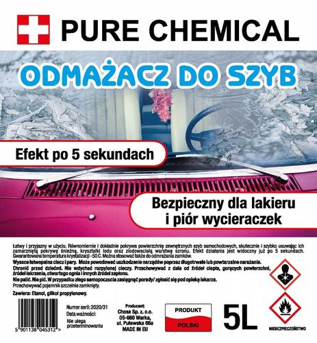 ODMRAŻACZ DO SZYB MOCNY 5L + 1L W SPRAYU na Arena.pl
