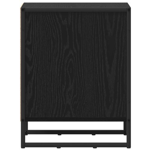 Stolik nocny 2 pcs Czarny Dąb 39,5 x 30 x 50 cm na Arena.pl