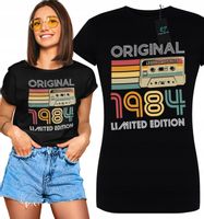 KOSZULKA URODZINOWA DAMSKA URODZINY 30 40 50 LAT DOWOLNY WIEK PREZENT XXL