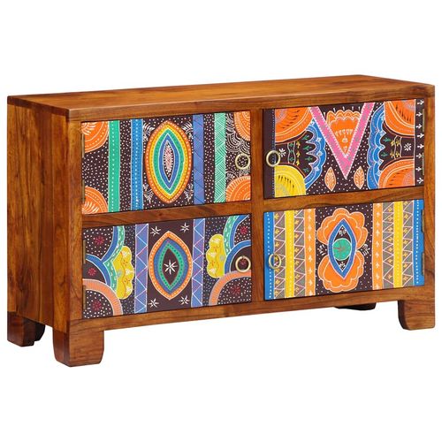 Szafka na buty Brązowy 90 x 35 x 55 cm Lite drewno akacjowe na Arena.pl