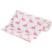 BOCIOLAND Pieluszka Bambusowa 30x30 cm flamingi