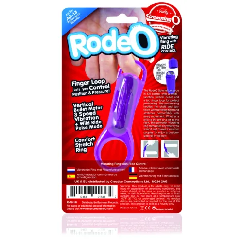 the screaming o rodeo spinner fioletowy pierścień wibrujący regulowany na Arena.pl