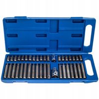 KLUCZE TORX SPLINE IMBUSOWE 40 el. UNIWERSALNY ZESTAW W ETUI CrV JAKOŚĆ