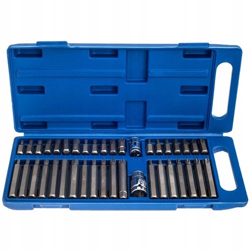 KLUCZE TORX SPLINE IMBUSOWE 40 el. UNIWERSALNY ZESTAW W ETUI CrV JAKOŚĆ na Arena.pl