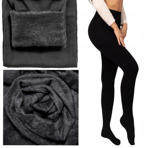 FUTRO BAMBUSOWE Rajstopy OCIEPLANE FUTERKIEM miłe ciepłe wygodne na Arena.pl