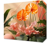 Obraz 30x30cm Pomarańczowy Raj