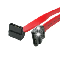 Akyga SATA - SATA, 0.5m, Czerwony (AK-CA-51)