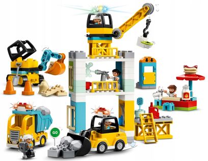 Lego DUPLO 10933 Żuraw wieżowy i budowa