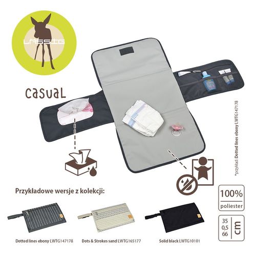 Lassig - Casual Label Zestaw do Przewijania Solid black na Arena.pl