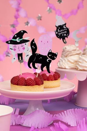 dekoracje do muffinek halloween, 14 cm, mix na Arena.pl