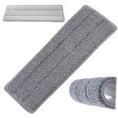 KADAX Wkład Do mopa Płaskiego Zapas Nakładka Końcówka mikrofibra 32x12cm