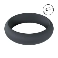levelz pierścień silikonowy l 42mm czarny - anatomiczny design